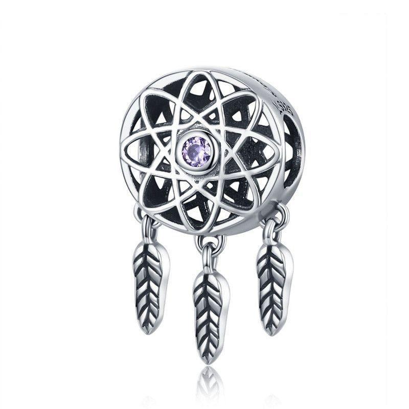 925 Sterling Silver Beautiful Dream Catcher Pendent