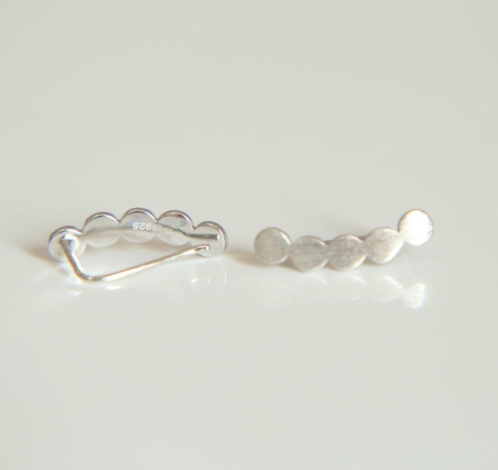 925 Sterling Silver Bubble Shape Earrings