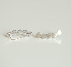 925 Sterling Silver Bubble Shape Earrings