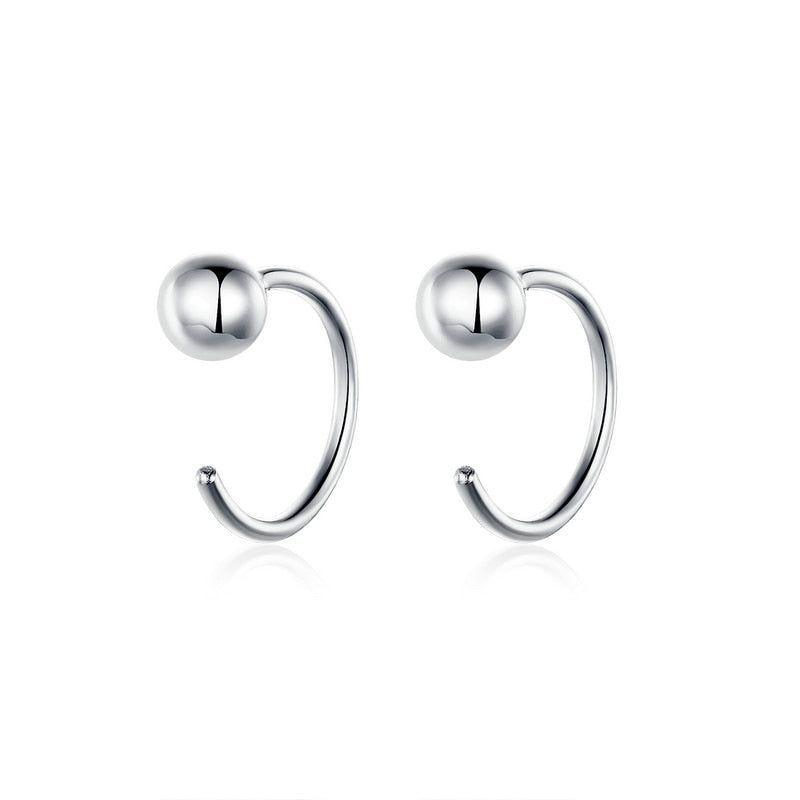 925 Sterling Silver Earrings Tiny Hoop