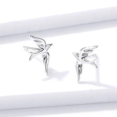 925 Sterling Silver Earrings Vivid Bird