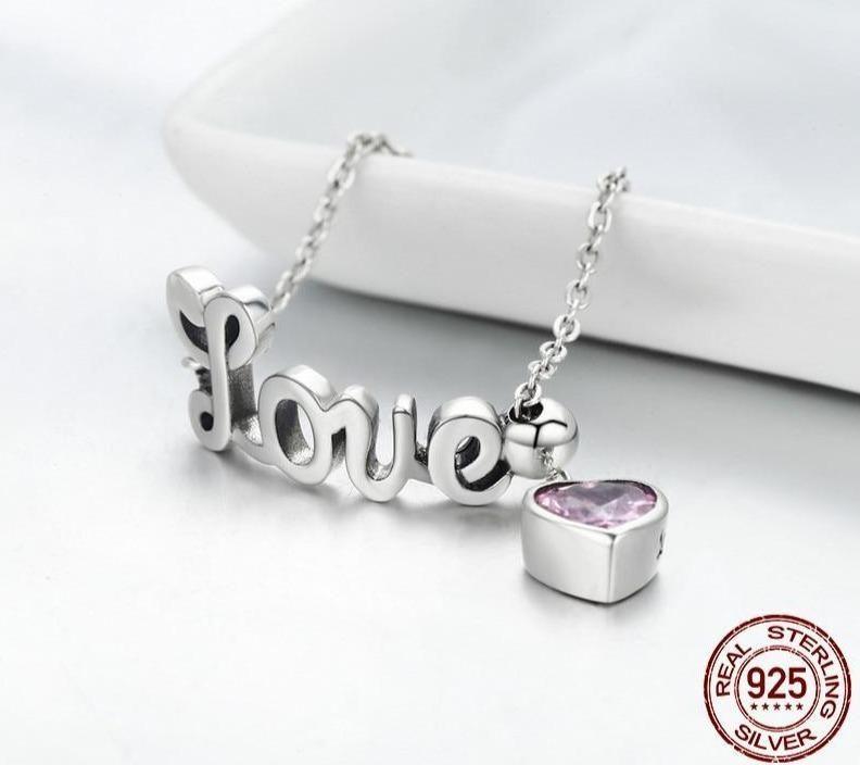 925 Sterling Silver Finger Rings Love Letters