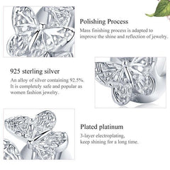 925 Sterling Silver Pendent Butterflies