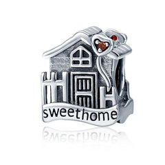 925 Sterling Silver Sweet Home Loft Villa Pendent