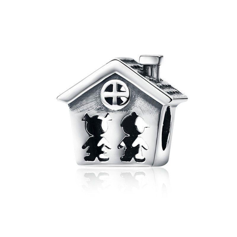 925 Sterling Silver Sweet Home Loft Villa Pendent