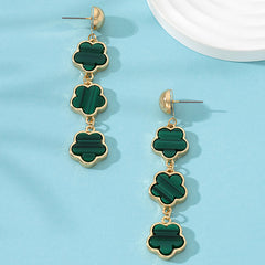 Five Leaf Clover Earrings