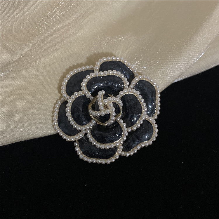 Camellia Pearl Brooch