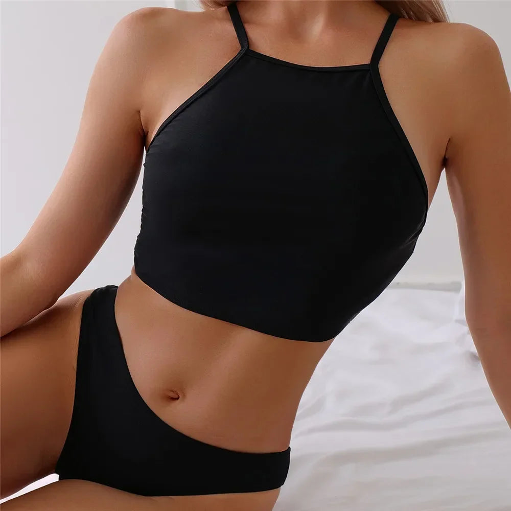 Black Bikini Mujer Swimsuit Push Up Swimwear Bathing Suit Brazilian Bikinis Sets