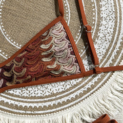Bohemian Multicolor Crochet Bikini Set