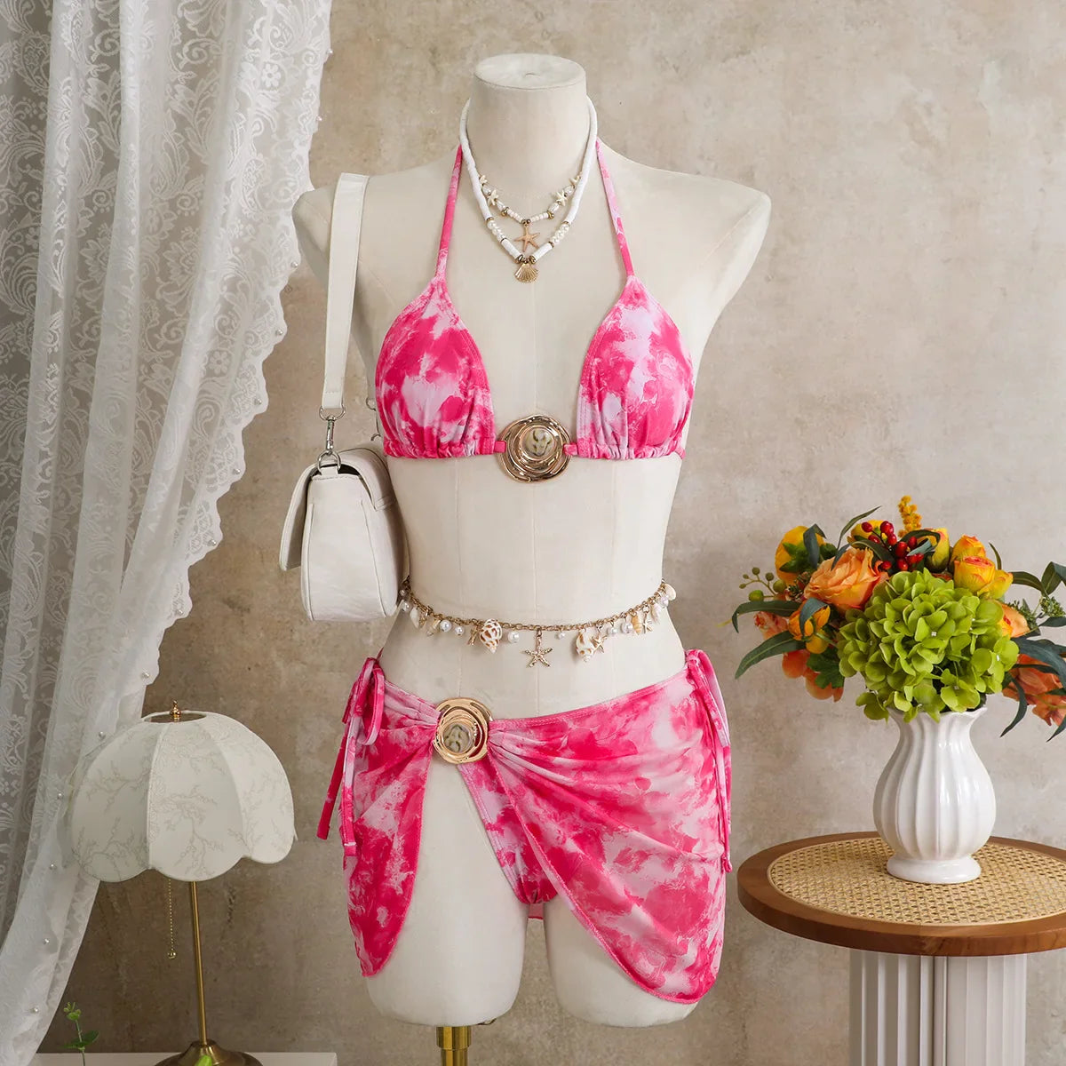Bohemian Tie Dye Bikini Set