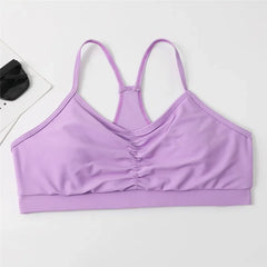 Drawstring Bottom Swimwear Purple Bikinis Sets