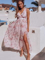 Dong Chiffon Floral Print Casual Dress