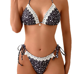 Push Up Bikini Swimsuit Swimwear Female Dot Brazil Bikini Set