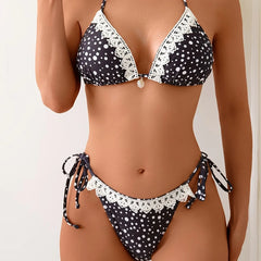Push Up Bikini Swimsuit Swimwear Female Dot Brazil Bikini Set
