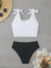 Coconut Tree Print Bikini Set