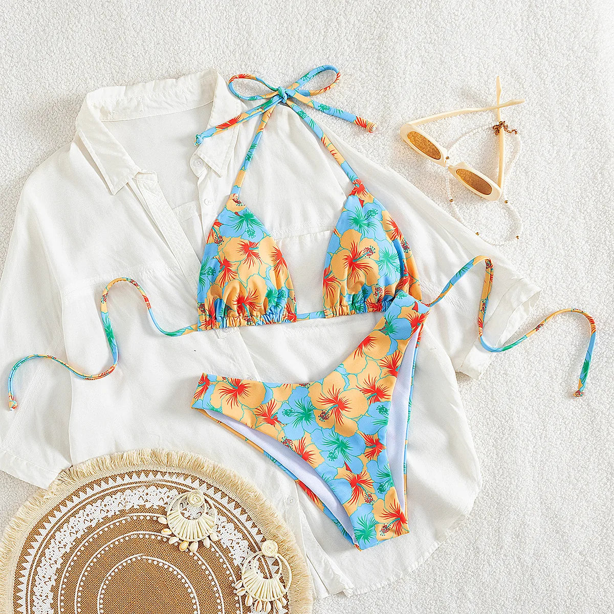 Brazilian Floral Bikini Set