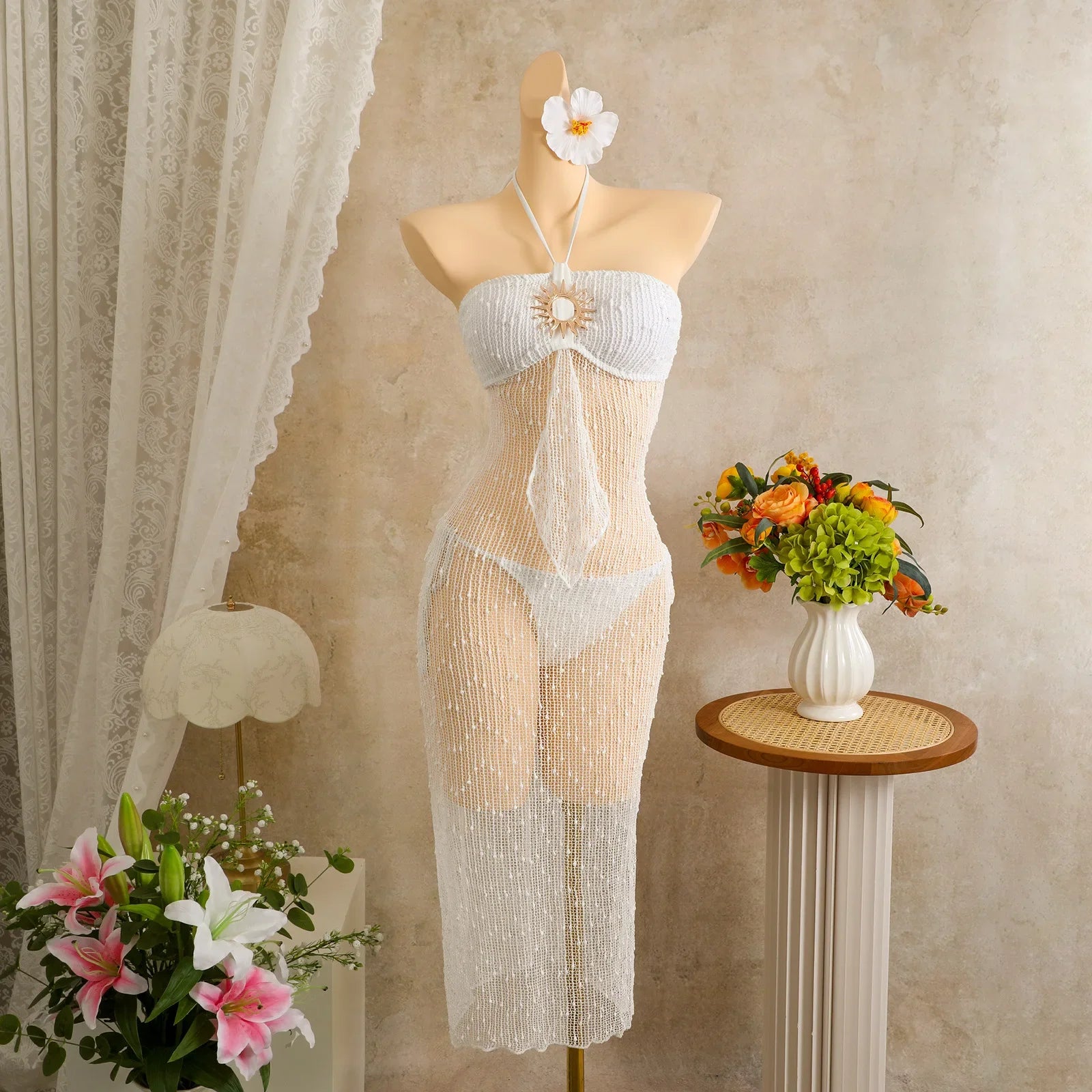 Solid 2 Pieces Bikinis Set