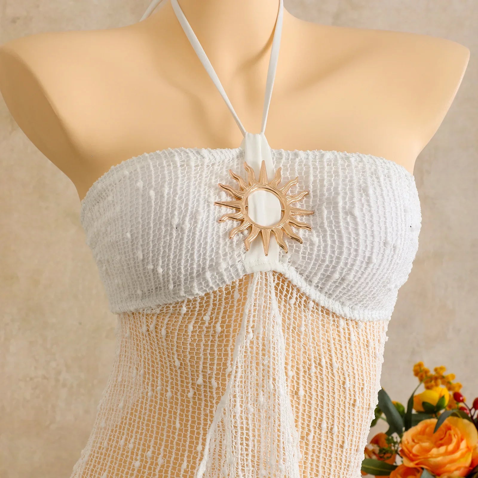 Solid 2 Pieces Bikinis Set