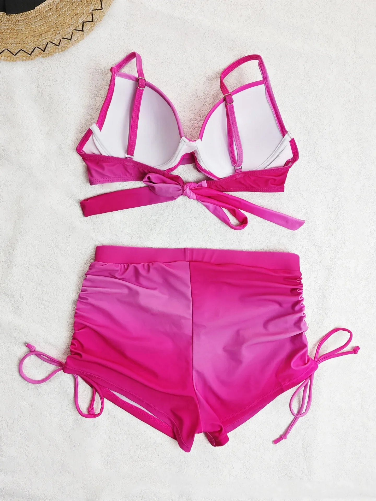 Vintage Yellow Gradient Bikini Set
