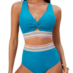 2 Piece High Waisted Bikini Set