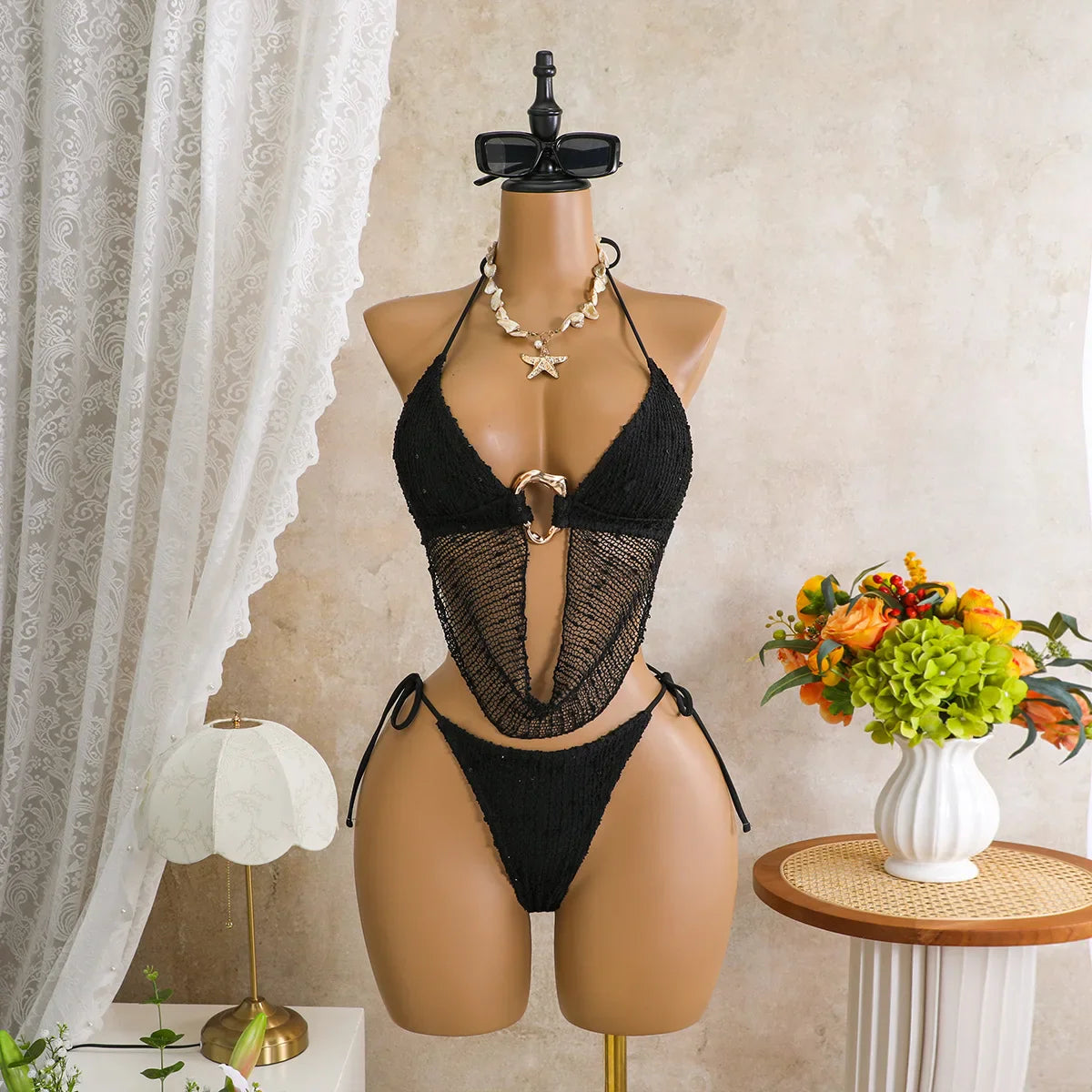 2 Piece Textured Bikini Set