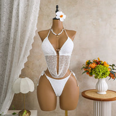 2 Piece Textured Bikini Set