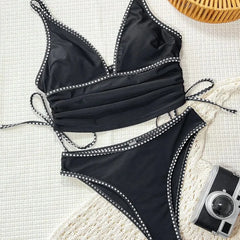 Black 2 Piece Bikini Set