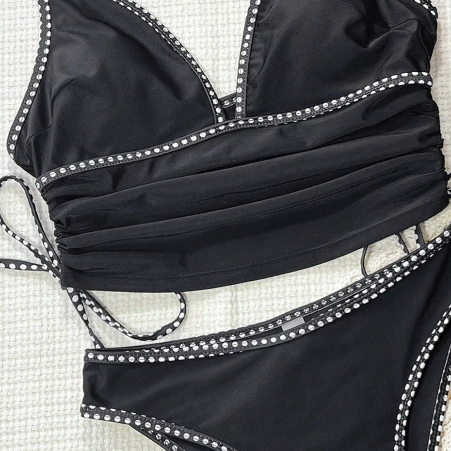 Black 2 Piece Bikini Set