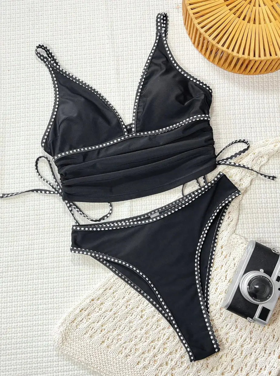 Black 2 Piece Bikini Set