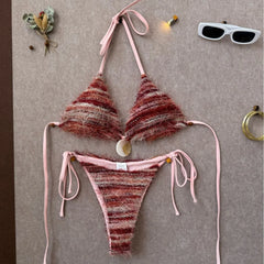 Boho Fringe Bikini Set