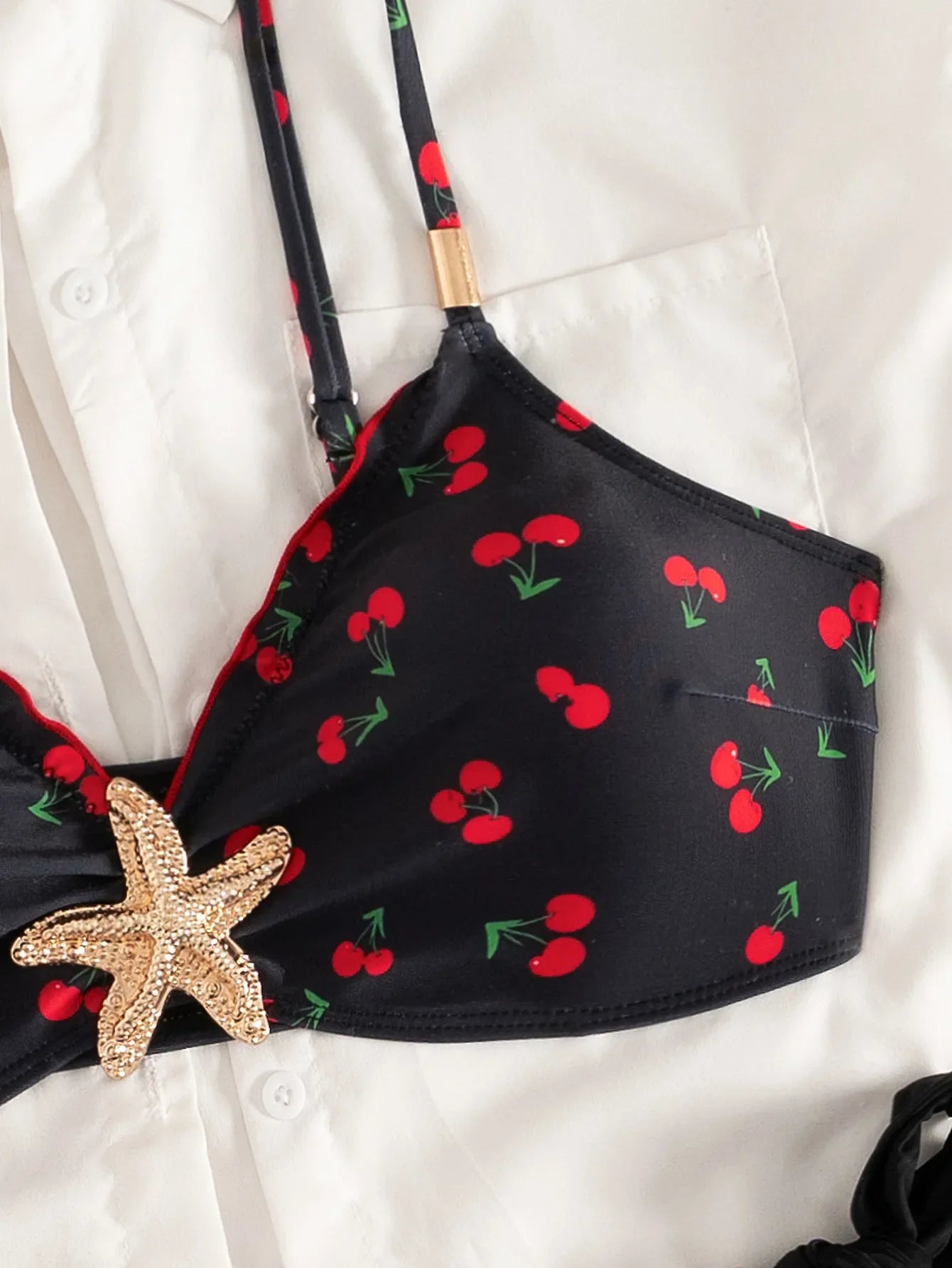 Cherry Print Bikini Set