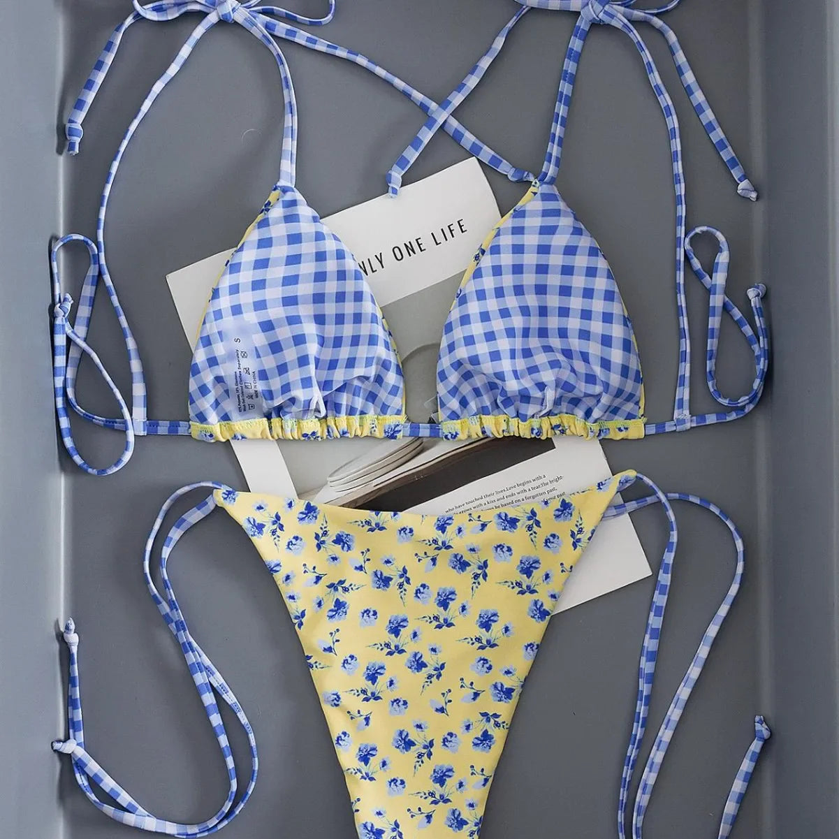 Floral Print 2 Piece Bikini Set