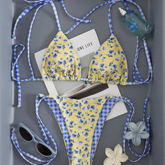 Floral Print 2 Piece Bikini Set