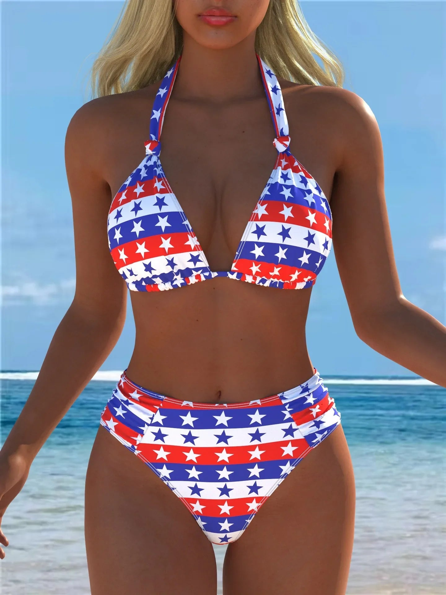 Leopard Floral Mix Print 2 Piece Bikini Set