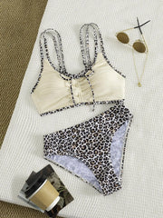 Print Mix Two Piece Bikinis Set