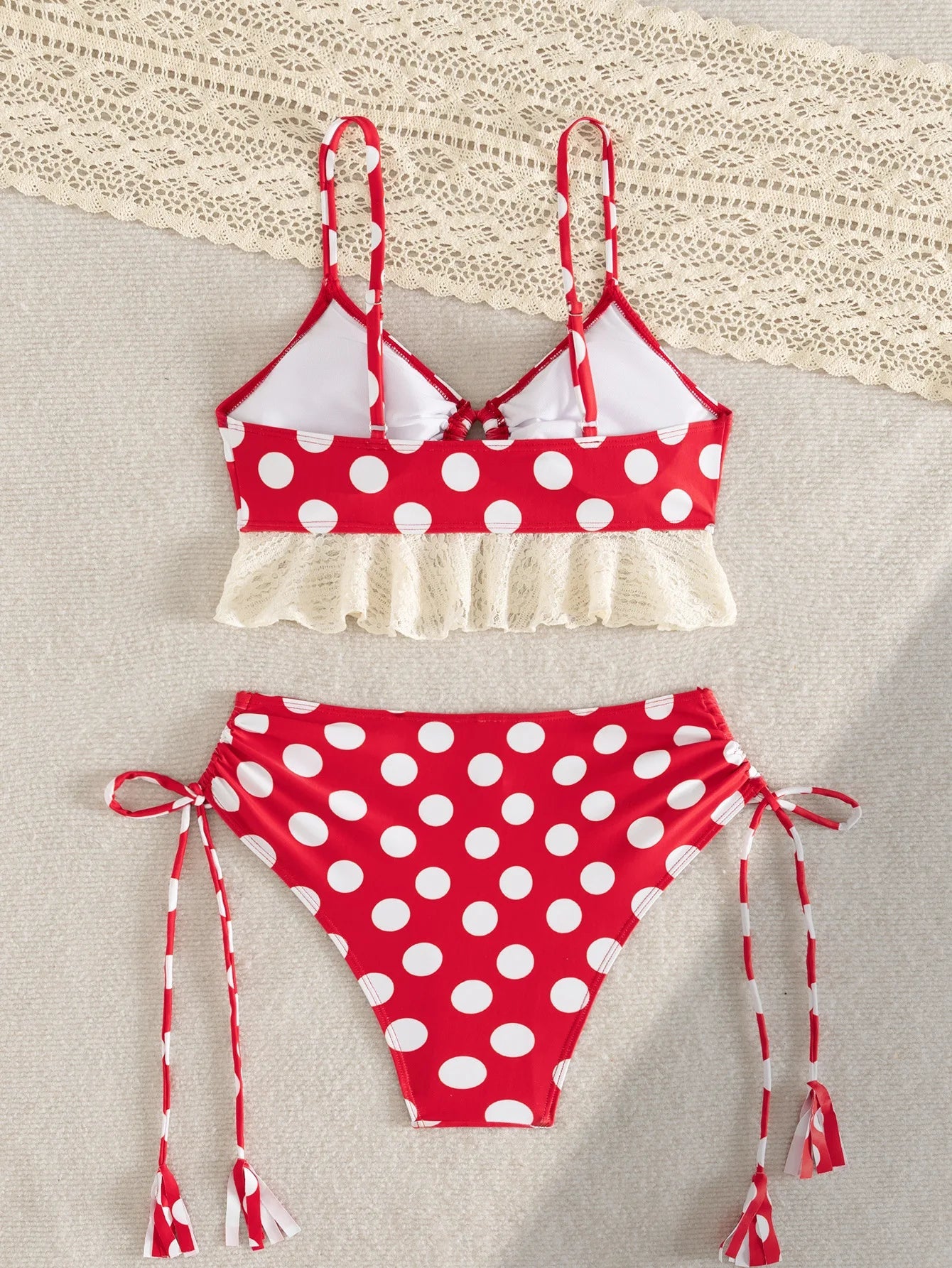 Retro Polka Dot Bikini Set