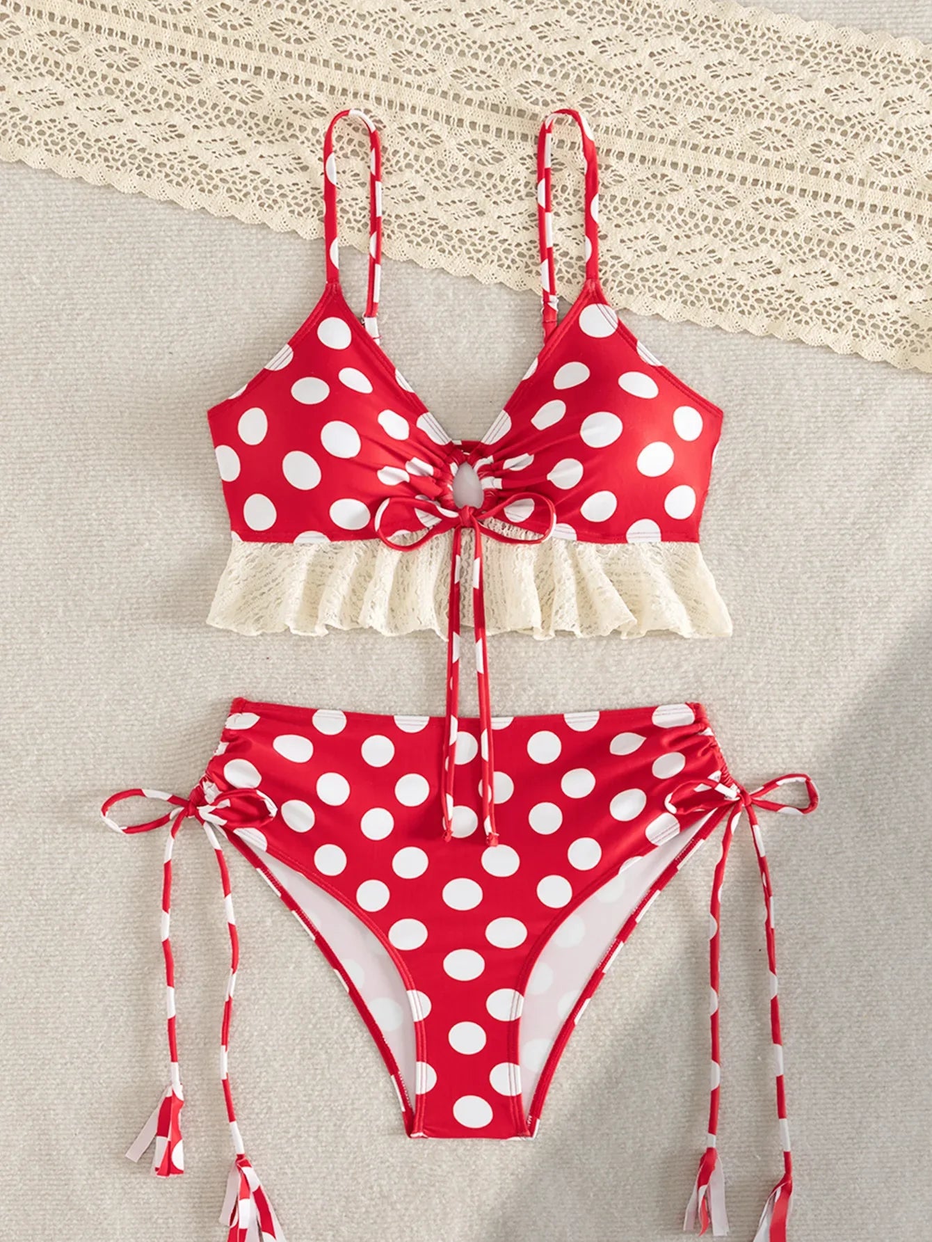 Retro Polka Dot Bikini Set