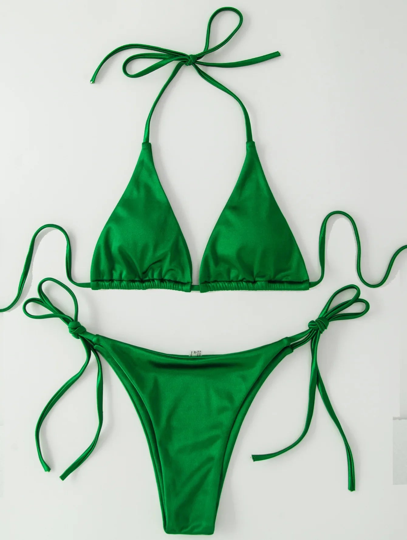 Micro Mini Bikini Thong Halter G-String Bra Bikinis Set