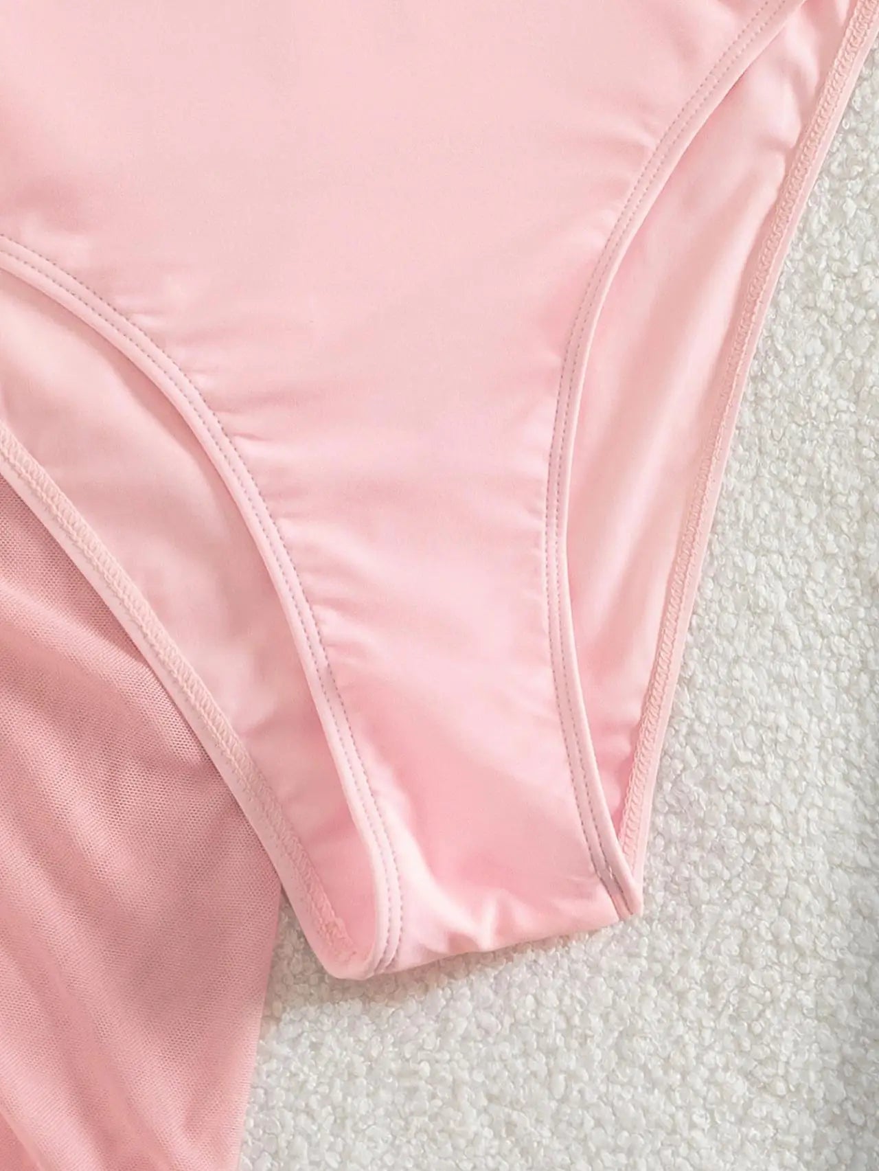 Solid 2 Piece Swimsuit Set