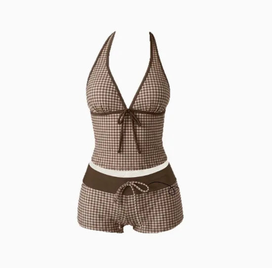 Swimwears Polka Dot 2-Piece Tankini Set