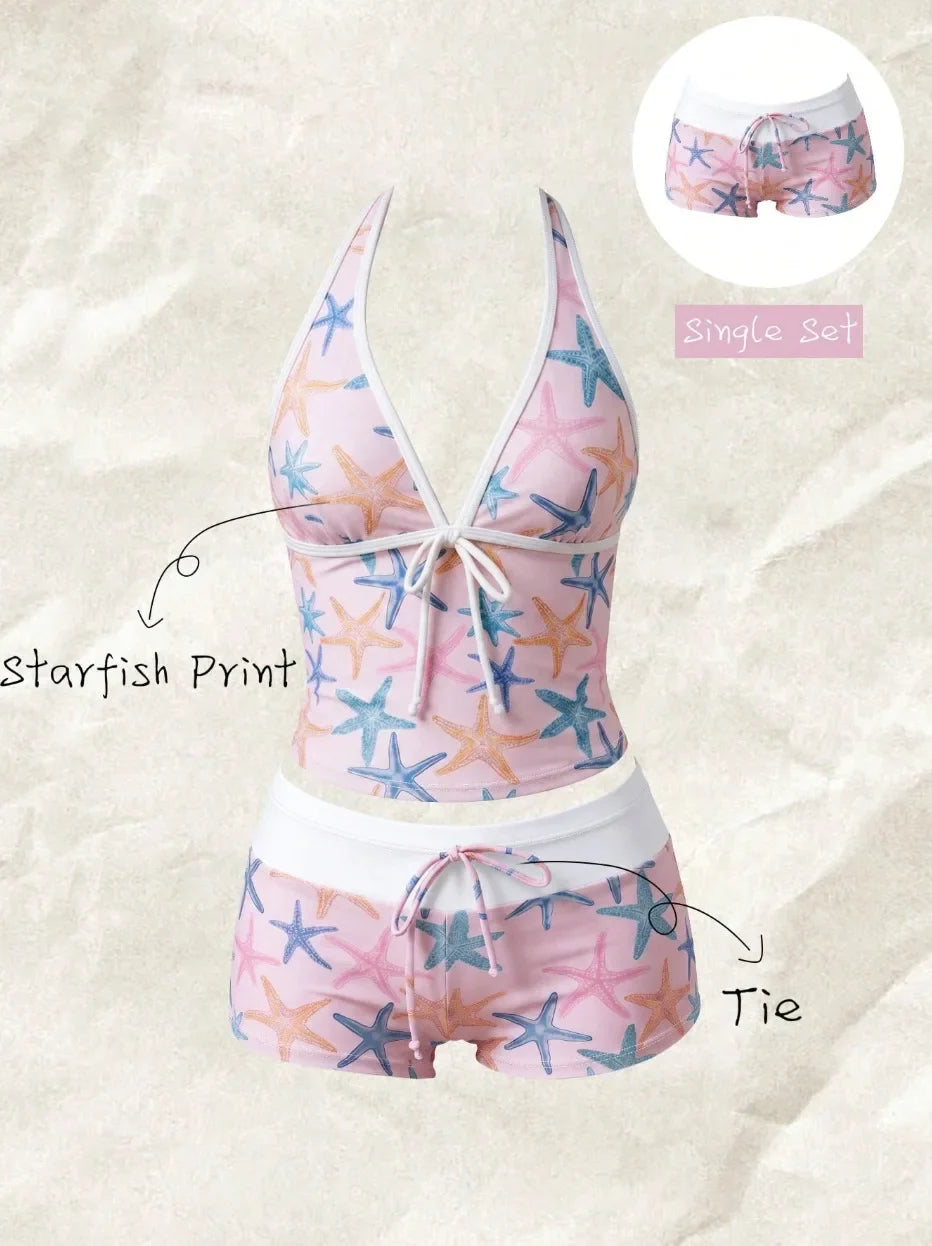 Swimwears Polka Dot 2-Piece Tankini Set