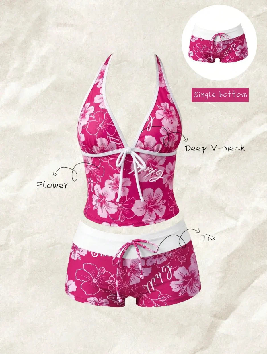 Swimwears Polka Dot 2-Piece Tankini Set