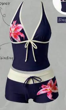 Swimwears Polka Dot 2-Piece Tankini Set