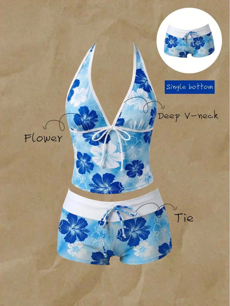 Swimwears Polka Dot 2-Piece Tankini Set