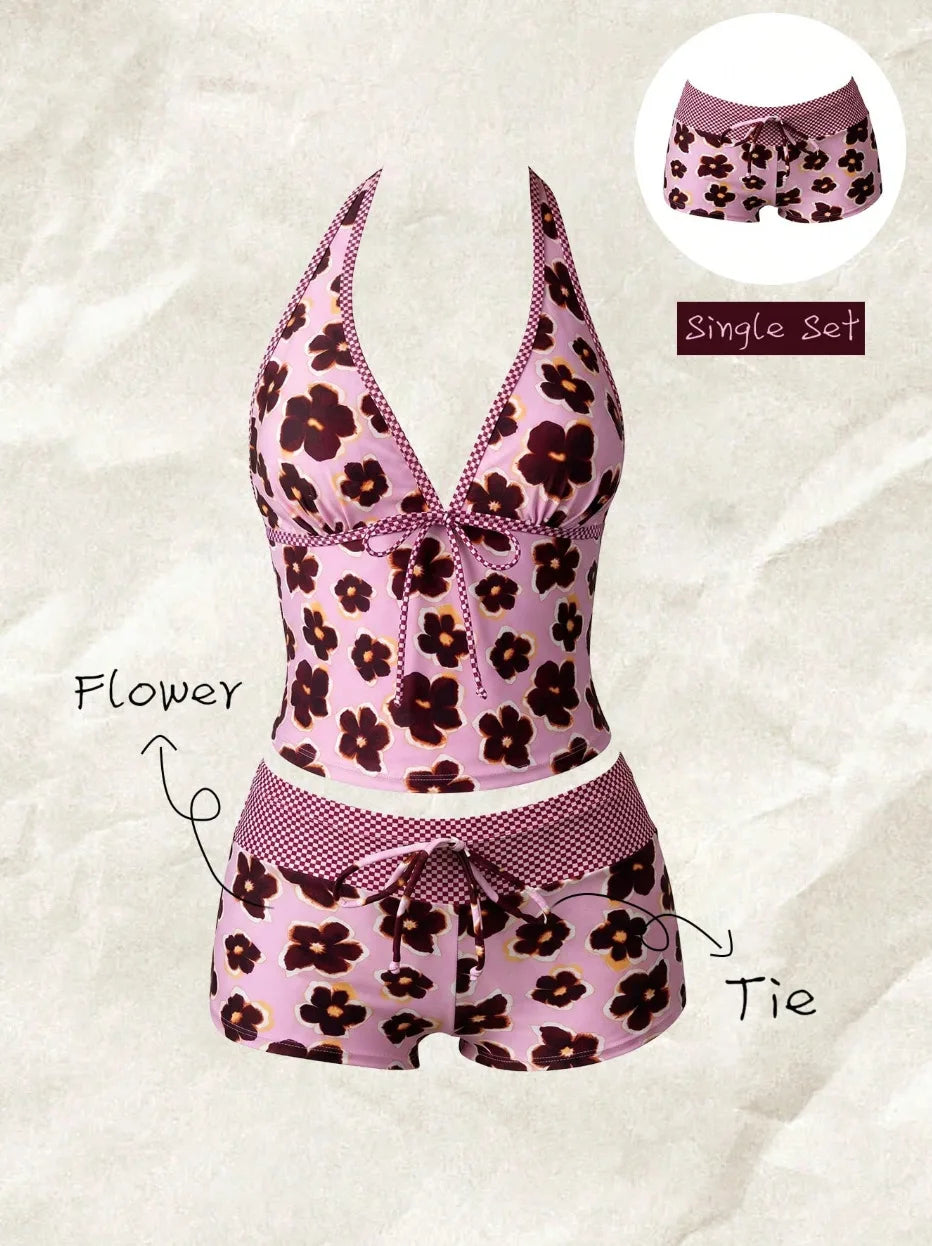 Swimwears Polka Dot 2-Piece Tankini Set