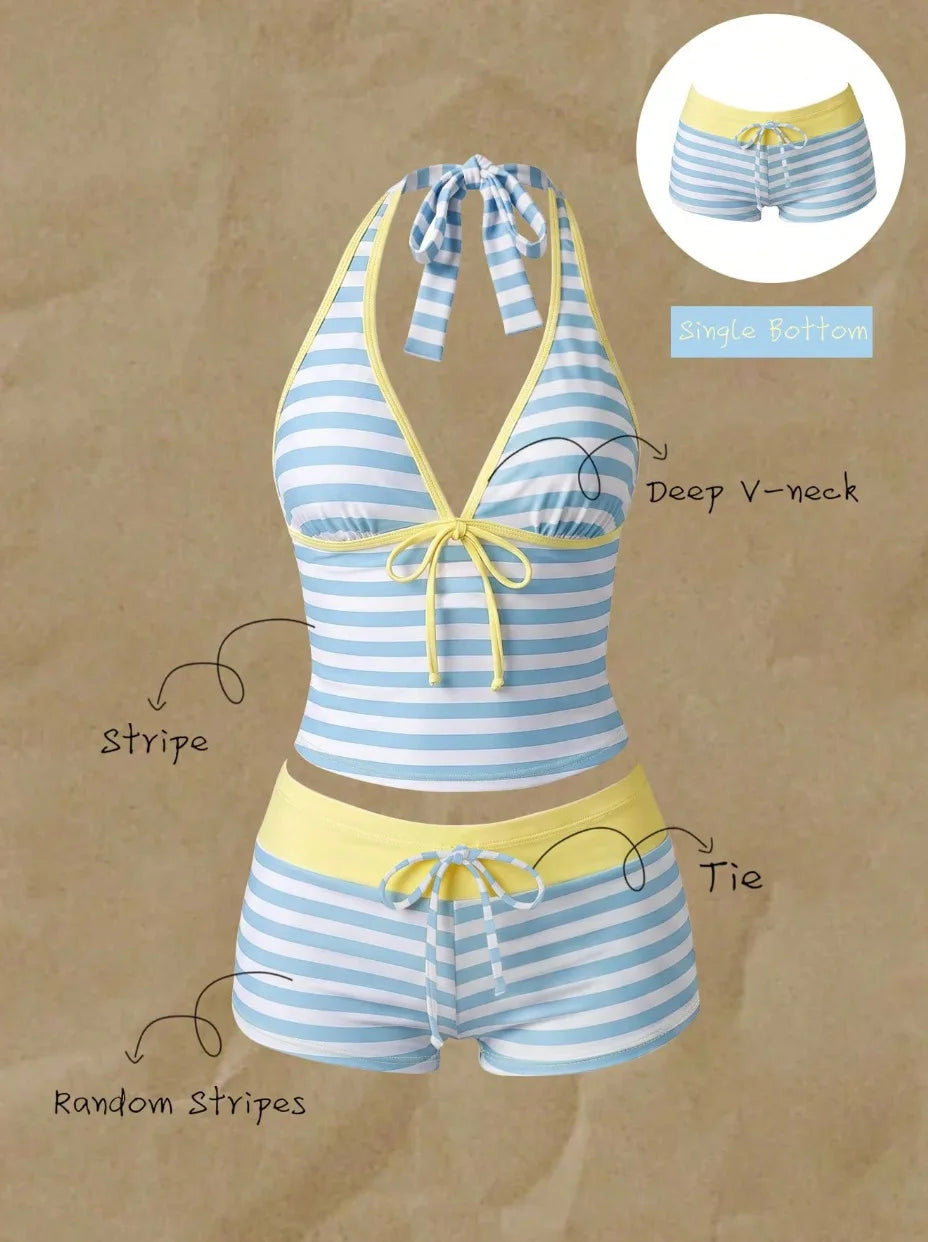 Swimwears Polka Dot 2-Piece Tankini Set