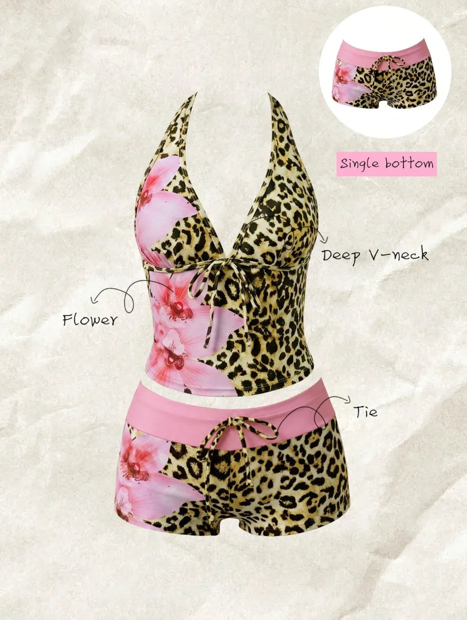 Swimwears Polka Dot 2-Piece Tankini Set