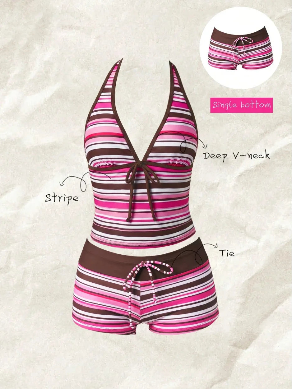 Swimwears Polka Dot 2-Piece Tankini Set