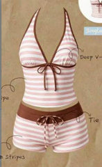 Swimwears Polka Dot 2-Piece Tankini Set