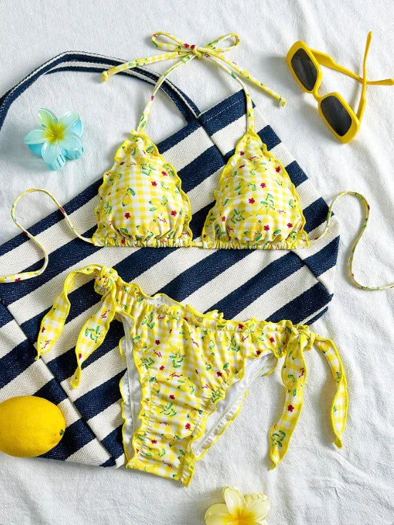 Thong Bikini Set